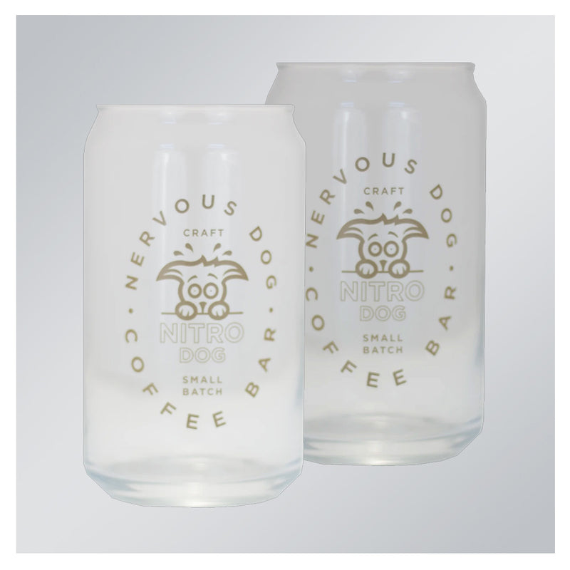 Nervous Dog Beer Can Glass Set