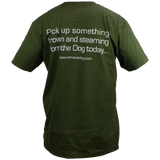 Pick Up Something Brown & Steaming T-Shirt